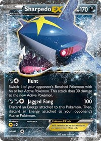 Sharpedo EX - XY - Primal Clash - Ultra Rare - 91/160