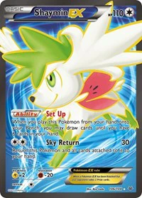 Shaymin EX (106 Full Art) - XY - Roaring Skies - Ultra Rare - 106/108