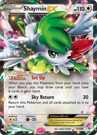 Shaymin EX - XY - Roaring Skies - Ultra Rare - 77/108
