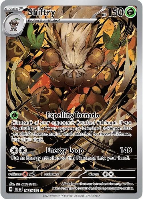 Shiftry - 163/162 - SV05: Temporal Forces - Illustration Rare - 163/162