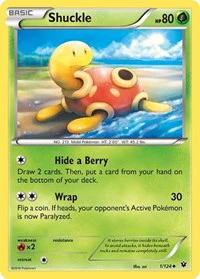 Shuckle - XY - Fates Collide - Uncommon - 1/124