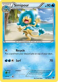 Simipour - XY Base Set - Rare - 38/146