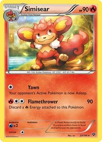 Simisear - XY Base Set - Rare - 23/146