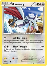 Skarmory - XY - Roaring Skies - Rare - 69/108