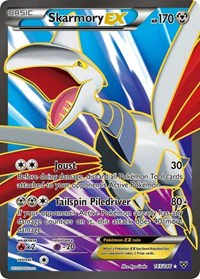Skarmory EX (145 Full Art) - XY Base Set - Ultra Rare - 145/146