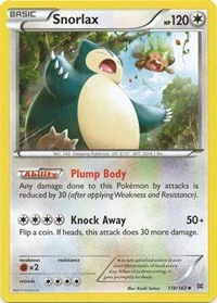 Snorlax - XY - BREAKthrough - Uncommon - 118/162