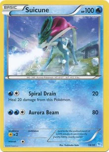 Suicune (14 - Non-Holo) - XY Trainer Kit: Pikachu Libre & Suicune - Common - 14/30