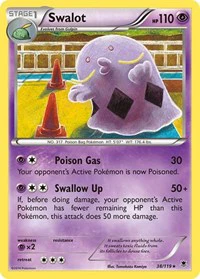 Swalot - XY - Phantom Forces - Rare - 38/119