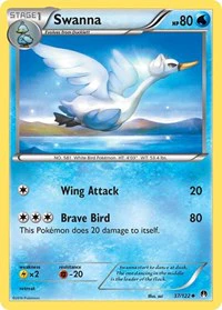 Swanna - XY - BREAKpoint - Uncommon - 37/122