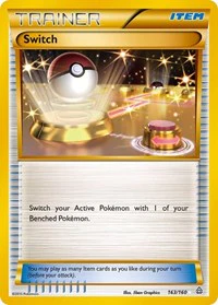 Switch (163 Secret Rare) - XY - Primal Clash - Secret Rare - 163/160