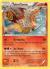 Talonflame - XY - Phantom Forces - Rare - 10/119