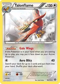 Talonflame - XY - Steam Siege - Rare - 96/114