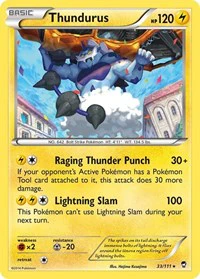 Thundurus - XY - Furious Fists - Rare - 33/111