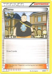 Tierno (20 - Pikachu Libre Deck) - XY Trainer Kit: Pikachu Libre & Suicune - Common - 20/30