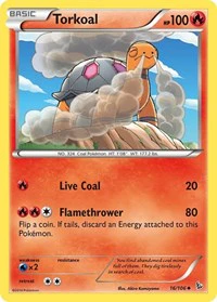 Torkoal - XY - Flashfire - Uncommon - 16/106