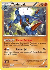 Toxicroak - XY - Steam Siege - Rare - 59/114