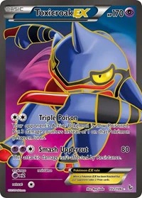 Toxicroak EX (102 Full Art) - XY - Flashfire - Ultra Rare - 102/106