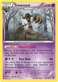 Trevenant - XY Base Set - Holo Rare - 55/146