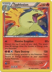 Typhlosion - XY - BREAKthrough - Holo Rare - 20/162
