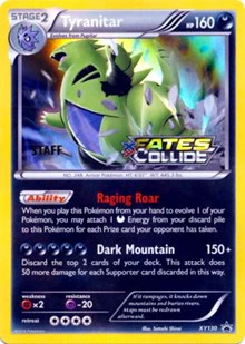 Tyranitar - XY130 (Prerelease) [Staff] - XY Promos - Promo - XY130