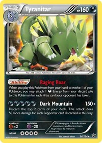Tyranitar - XY - Fates Collide - Holo Rare - 56/124