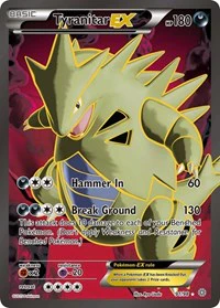 Tyranitar EX (91 Full Art) - XY - Ancient Origins - Ultra Rare - 91/98