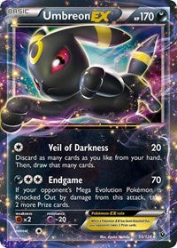 Umbreon EX - XY - Fates Collide - Ultra Rare - 55/124