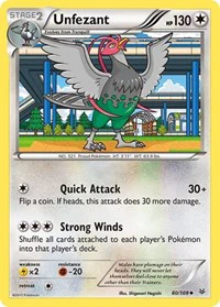 Unfezant (80) - XY - Roaring Skies - Uncommon - 80/108