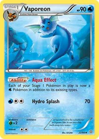 Vaporeon - XY - Ancient Origins - Uncommon - 22/98