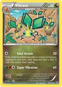 Vibrava - XY - Primal Clash - Uncommon - 109/160