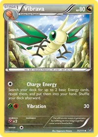 Vibrava - XY - Furious Fists - Uncommon - 75/111