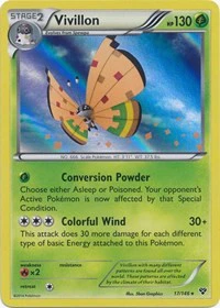 Vivillon (High Plains [Orange]) - XY Base Set - Holo Rare - 17/146