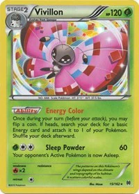 Vivillon - XY - BREAKthrough - Holo Rare - 15/162