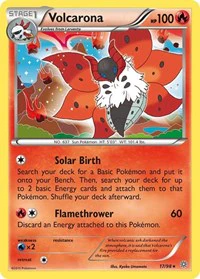 Volcarona (17) - XY - Ancient Origins - Holo Rare - 17/98
