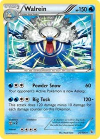 Walrein - XY - Flashfire - Rare - 26/106