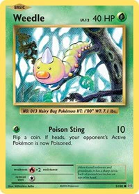 Weedle - XY - Evolutions - Common - 5/108