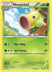 Weepinbell - XY - Furious Fists - Uncommon - 2/111