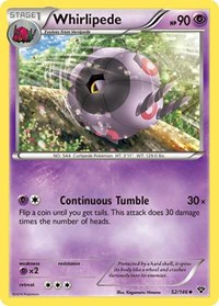Whirlipede - XY Base Set - Uncommon - 52/146