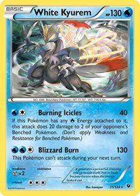 White Kyurem - XY - Fates Collide - Holo Rare - 21/124
