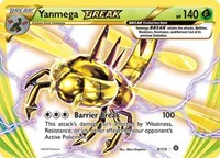 Yanmega BREAK - XY - Steam Siege - Rare BREAK - 8/114