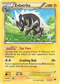 Zebstrika - XY - BREAKpoint - Rare - 49/122