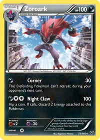 Zoroark - XY Base Set - Holo Rare - 73/146